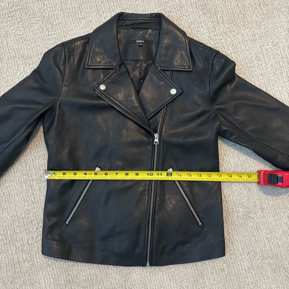 Quince Leather Biker Jacket - Picture 6 of 8